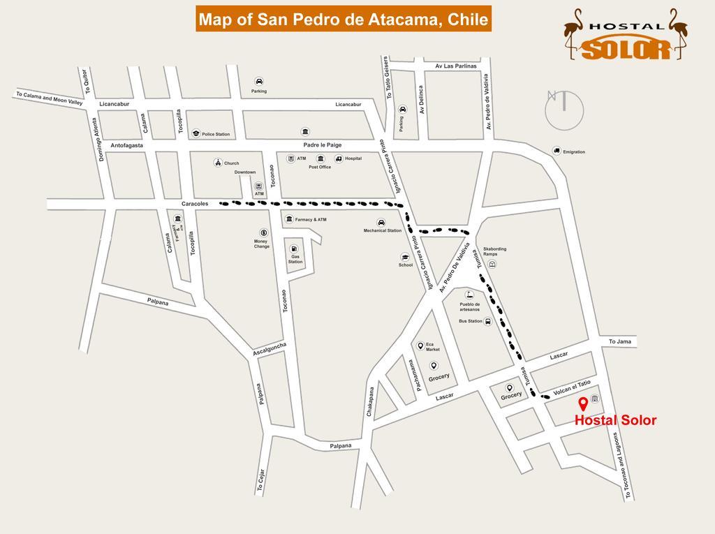 Hostal Solor San Pedro de Atacama Exteriör bild
